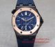 2017 Knockoff Audemars Piguet Royal Oak Black Case Rose Gold Bezel Watch (5)_th.jpg